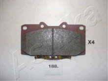 Колодки тормозные передние комплект Ashika для Nissan 200SX (S14) (1994-1999)