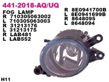 Фара противотуманная правая Depo для Audi A4 [B6] (2000-2004)