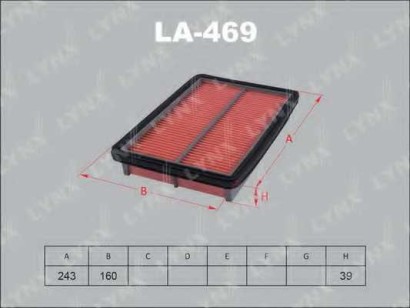 Фильтр воздушный Lynx для Mazda 323 1.3-1.8 94> Mazda 323 C V(BA) 1,3V16,1,5V16,1,8V16-08 / 94-09 / 98