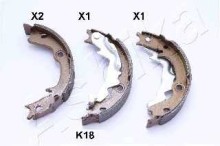 Колодки ручного тормоза комплект Ashika для Kia RIO 2005> / Hyundai Accent (2006>) 170x32ММ Колодки ручного тормоза комплект Ashika для Kia RIO 2005> / Hyundai Accent (2006>) 170x32ММ