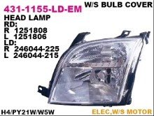 Фара левая Depo для Ford Fusion 2002-2005 белый поворотник Фара левая Depo для Ford Fusion 2002-2005 белый поворотник