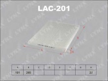 Фильтр салона Lynx для Nissan Qashqai J10 (2006>) / X-Trail (T31) (2007>) НЕ УГОЛЬНЫЙ Фильтр салона Lynx для Nissan Qashqai J10 (2006>) / X-Trail (T31) (2007>) НЕ УГОЛЬНЫЙ