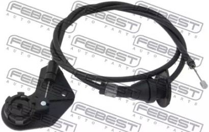 Трос открывания капота FEBEST для BMW E39 09 / 95> длинный / с салона от ручки