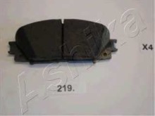 Колодки тормозные передние комплект Ashika для Toyota Yaris (2005>) без ABS Колодки тормозные передние комплект Ashika для Toyota Yaris (2005>) без ABS