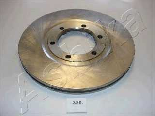 Диск тормозной передний вентилируемый Ashika для Mazda E2200 2.0 / 2.2 84> 256x20x6