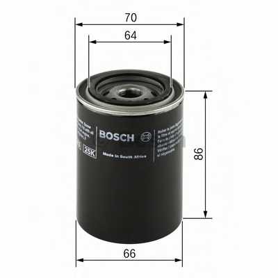 Фильтр масляный BOSCH для Honda / Mitsubishi / Nissan