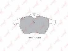 Колодки тормозные передние комплект Lynx для Opel Vectra B, Saab 900 93-98