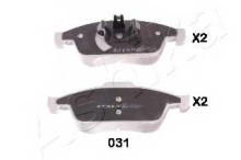 Колодки тормозные передние комплект Ashika для Renault Fluence (2010>) / Megane III (2009>)