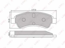 Колодки тормозные передние комплект Lynx для Peugeot 307 / 206 / 207 Citroen Xsara без датчика износа Колодки тормозные передние комплект Lynx для Peugeot 307 / 206 / 207 Citroen Xsara без датчика износа