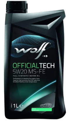 Масло моторное Wolf для Wolf Officialtech 5W20 Ms-Fe 1Л