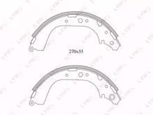 Колодки барабанные комплект Lynx для Toyota Land Cruiser (80) (1990-1998) Колодки барабанные комплект Lynx для Toyota Land Cruiser (80) (1990-1998)