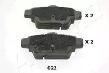 Колодки тормозные задние дисковые комплект Ashika для Fiat Stilo (2002>) / Bravo (1995>) Колодки тормозные задние дисковые комплект Ashika для Fiat Stilo (2002>) / Bravo (1995>)