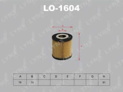 Фильтр масляный Lynx для Volvo S70 / S80 / V40 / V70 / XC90 (97>)