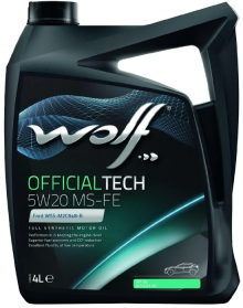 Масло моторное Wolf для Wolf Officialtech 5W20 Ms-Fe 4Л Масло моторное Wolf для Wolf Officialtech 5W20 Ms-Fe 4Л