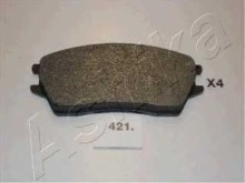 Колодки тормозные передние комплект Ashika для Honda Accord III / Prelude III 129x53x17.5 / Akebono Колодки тормозные передние комплект Ashika для Honda Accord III / Prelude III 129x53x17.5 / Akebono