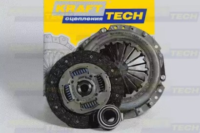 Комплект сцепления Krafttech для Toyota Carina E / II / Avensis I / RAV 4 215mm / 21x24.6 4A-FE / 7A-FE / 1ZZ-FE