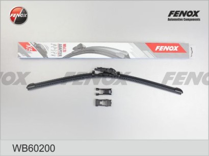 Щетка стеклоочистителя FENOX для УНИВЕРСАЛЬНАЯ БЕСКАРКАСНАЯ Щетка стеклооч-ля бескаркас. Крепление: 5 в 1
