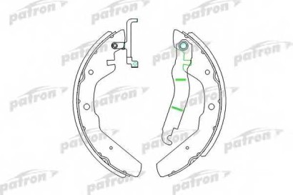 Колодки барабанные комплект Patron для VW Transporter T2 >92 252x56ММ