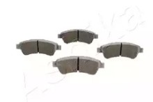 Колодки тормозные передние комплект Ashika для Peugeot 307 / 206 / 207 Citroen Xsara без датчика износа