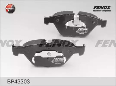 Колодки тормозные передние комплект FENOX для BMW 5-E60 / 7-E65