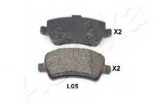 Колодки тормозные задние дисковые комплект Ashika для Ford Galaxy (2006>) / Volvo S80 (2006>) Колодки тормозные задние дисковые комплект Ashika для Ford Galaxy (2006>) / Volvo S80 (2006>)