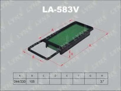 Фильтр воздушный Lynx для Honda Jazz 1.2 / 1.4L 03 / 02>