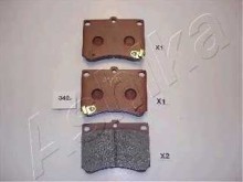 Колодки тормозные передние комплект Ashika для Mazda 323 C / F / S, MX-3(EC) 89> Колодки тормозные передние комплект Ashika для Mazda 323 C / F / S, MX-3(EC) 89>