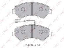 Колодки тормозные передние комплект Lynx для Citroen Jumper / Peugeot Boxer Колодки тормозные передние комплект Lynx для Citroen Jumper / Peugeot Boxer