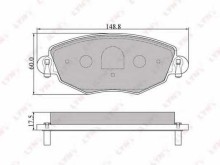 Колодки тормозные передние комплект Lynx для Ford Mondeo 11 / 00> / Jaguar X-Type Колодки тормозные передние комплект Lynx для Ford Mondeo 11 / 00> / Jaguar X-Type