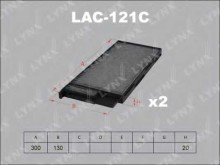 Фильтр салона Lynx для Land Cruiser (100) (1998-2007) УГОЛЬНЫЙ Фильтр салона Lynx для Land Cruiser (100) (1998-2007) УГОЛЬНЫЙ
