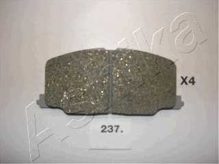 Колодки тормозные передние комплект Ashika для Toyota Camry 86-91 / Carina II 119.7x54x15
