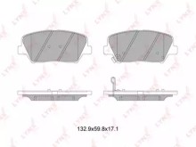 Колодки тормозные передние комплект Lynx для Hyundai I30 (2012>),ELANTRA (2011-2016) Колодки тормозные передние комплект Lynx для Hyundai I30 (2012>),ELANTRA (2011-2016)
