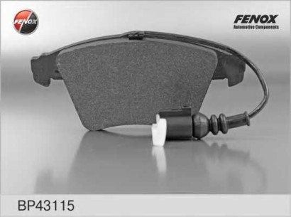 Колодки тормозные передние комплект FENOX для VW Transporter T5