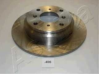 Диск тормозной задний Ashika для Honda Accord IV / Prelude 92-96 260x10x4 / 2.0i-2.3i