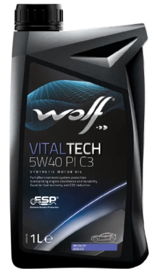 Масло моторное Wolf для Wolf Vitaltech 5W40 PI C3 1Л Масло моторное Wolf для Wolf Vitaltech 5W40 PI C3 1Л