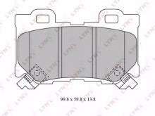 Колодки тормозные задние дисковые комплект Lynx для Infiniti FX 35 / 50 (S51) (08>) / Infiniti G35 / 37 (V36