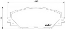 Колодки тормозные передние комплект Textar для Toyota RAV 4 (2006>) RAV 4 (2013>) Колодки тормозные передние комплект Textar для Toyota RAV 4 (2006>) RAV 4 (2013>)