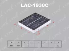 Фильтр салона Lynx для Infiniti FX35 / 50 G35 / 37 QX56 УГОЛЬНЫЙ Фильтр салона Lynx для Infiniti FX35 / 50 G35 / 37 QX56 УГОЛЬНЫЙ