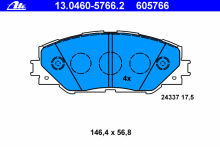 Колодки тормозные передние комплект ATE для Toyota RAV 4 (2006>) RAV 4 (2013>) Колодки тормозные передние комплект ATE для Toyota RAV 4 (2006>) RAV 4 (2013>)