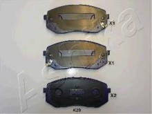 Колодки тормозные передние комплект Ashika для Hyundai / Kia Колодки тормозные передние комплект Ashika для Hyundai / Kia