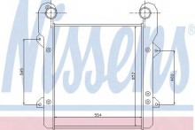 Интеркулер Nissens для DAF 95XF 380 / 430 / 480Л.С.