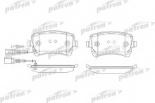 Колодки тормозные задние дисковые комплект Patron VW Transporter V / Multivan с датчиком