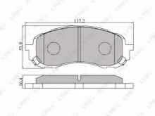 Колодки тормозные передние комплект Lynx для Subaru Impreza (G11) (2000-2007) Колодки тормозные передние комплект Lynx для Subaru Impreza (G11) (2000-2007)