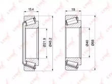 Подшипник ступицы (комплект) Lynx для Mercedes Benz R230 SL (2001-2012)