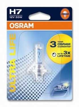 Лампа Osram H7 12V 55W Longlife (УВЕЛИЧ. СРОК СЛУЖБЫ)
