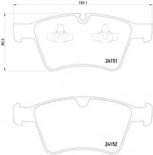 Колодки тормозные передние комплект Textar для Mercedes Benz W164 ML (2005>) Колодки тормозные передние комплект Textar для Mercedes Benz W164 ML (2005>)
