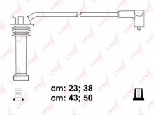Провода высокого напряж. комплект Lynx для Ford Focus 10 / 98> / Fiesta D=8mm / 4 шт. / / Lynx SPC более высококачеств. материалы, чем SPE