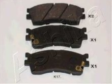Колодки тормозные передние комплект Ashika для Kia RIO (2002-2004) / Spectra (2001>) Колодки тормозные передние комплект Ashika для Kia RIO (2002-2004) / Spectra (2001>)