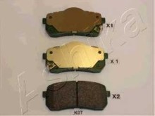 Колодки тормозные задние дисковые комплект Ashika для Hyundai Grand Starex (2007>) Колодки тормозные задние дисковые комплект Ashika для Hyundai Grand Starex (2007>)