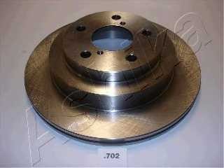 Диск тормозной задний Ashika для Subaru Legasy 92-94 266x18x5